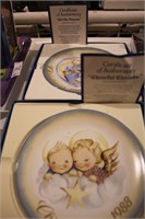 Christmas Plate 1988 & Christmas Plate 1986