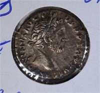 161-180 AD SILVER DENARIUS CH.XF/AU