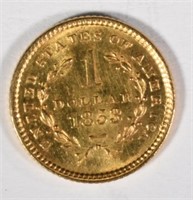 1853 GOLD DOLLAR CH BU+