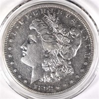 1892-S MORGAN DOLLAR, XF