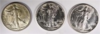 1943-S WALKING LIBERTY HALVES CH BU BETTER DATE