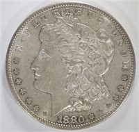 1880-S MORGAN DOLLAR, CH BU