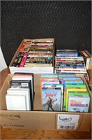 72 pcs Assorted VHS Tapes