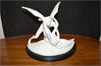 Sculpture of Cupid-Like Man & Woman- Nudes