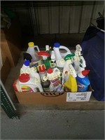 Assortment of cleaning supplies