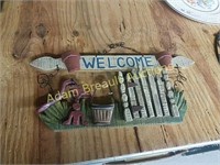 16 inch decorative welcome sign