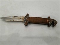 Horse head lock knife