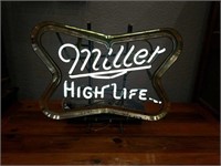 Miller high life neon light