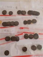 Indian Head 1900's cent coins (85)