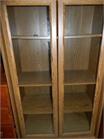 Glass Door 4 Shelf Cabinet