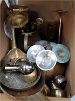 LARGE LOT OF BRASS AND METAL