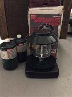 Coleman propane lantern carry case combo and two