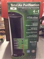New in box hunter total air purification unit