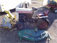 Bolens 1220 garden tractor with snow thrower