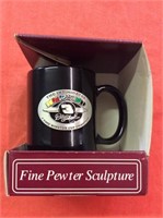 Dale Earnhardt Coffee Mug with Pewter Emblem