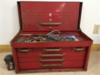 6 DRAWER BEACH TOOL CHEST WITH LOFT TOP STORAGE