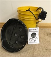 PORTABLE PARTS WASHER WITH MANUAL