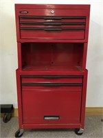 5 DRAWER PLUS STORAGE TOOL CHEST ON CASTERS