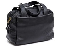 LOEWE BLACK CALFSKIN LEATHER MINI HANDBAG