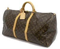 LOUIS VUITTON 'KEEPALL' MONOGRAM DUFFLE BAG