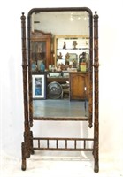 Antique Chevelle Mirror with Bamboo motif