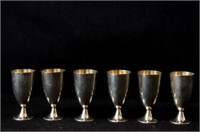 6 Pc. Tiffany & Co. small footed cups