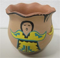 3" Tall Signed Jemez Native American Pottery