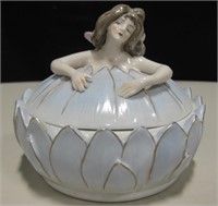 Porcelain Figurine Jewelry Box - Germany