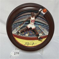 Michael Jordan Framed Plate