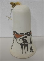 5.75" Tall Signed M. Lowden Acoma NM Ceramic Bell