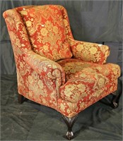 UPHOLSTERED WING CHAIR