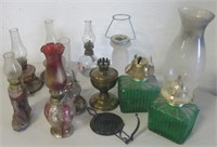 Miscellaneous Lot Of Oil Lamps