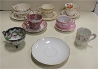 Vintage Assorted Porcelain Cups / Saucers