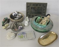 Collectible Lot - Jewelry, Dish, Watch & More