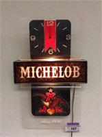 Michelob beer lighted clock missing hands