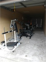 Gym exercise equipment lot
