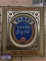 Vintage Pabst blue ribbon extra light beer