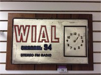Vintage WI AL channel 94 stereo FM radio wall