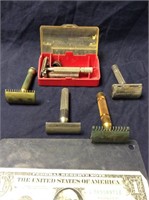 Lot of vintage razors