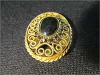 Broach Gold and Black