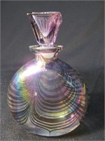 Perfume bottle, purple tones