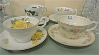 Tea Cups and Saucers Lot