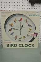 Audobon Singing Bird Wall Clock