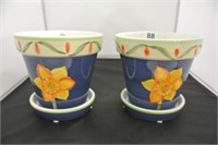 Ceramic Daffodil Planters