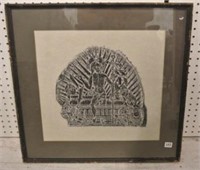 Religious Etching Reproduction