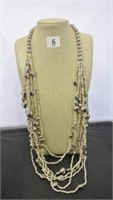Multi Strand Seed Beads Necklace