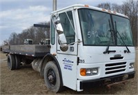 2003 FREIGHTLINER, FLAT BED, DUAL CONTROLS