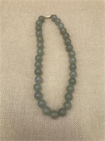 7” Light Jade Choker Necklace