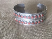 B. Natewa Double Row Sterling Silver Bracelet