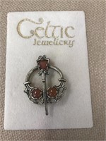 Three Stone Celtic Pin